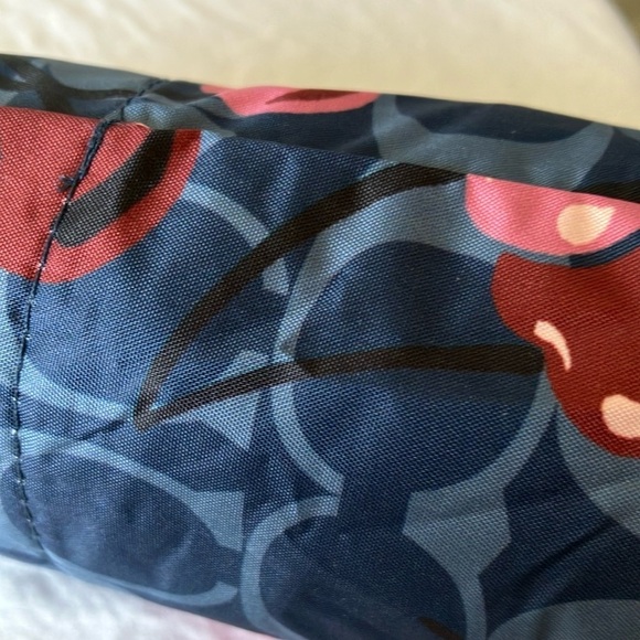 Coach: Blue & Pink Umbrella- Cherry Pattern - Picture 5 of 15